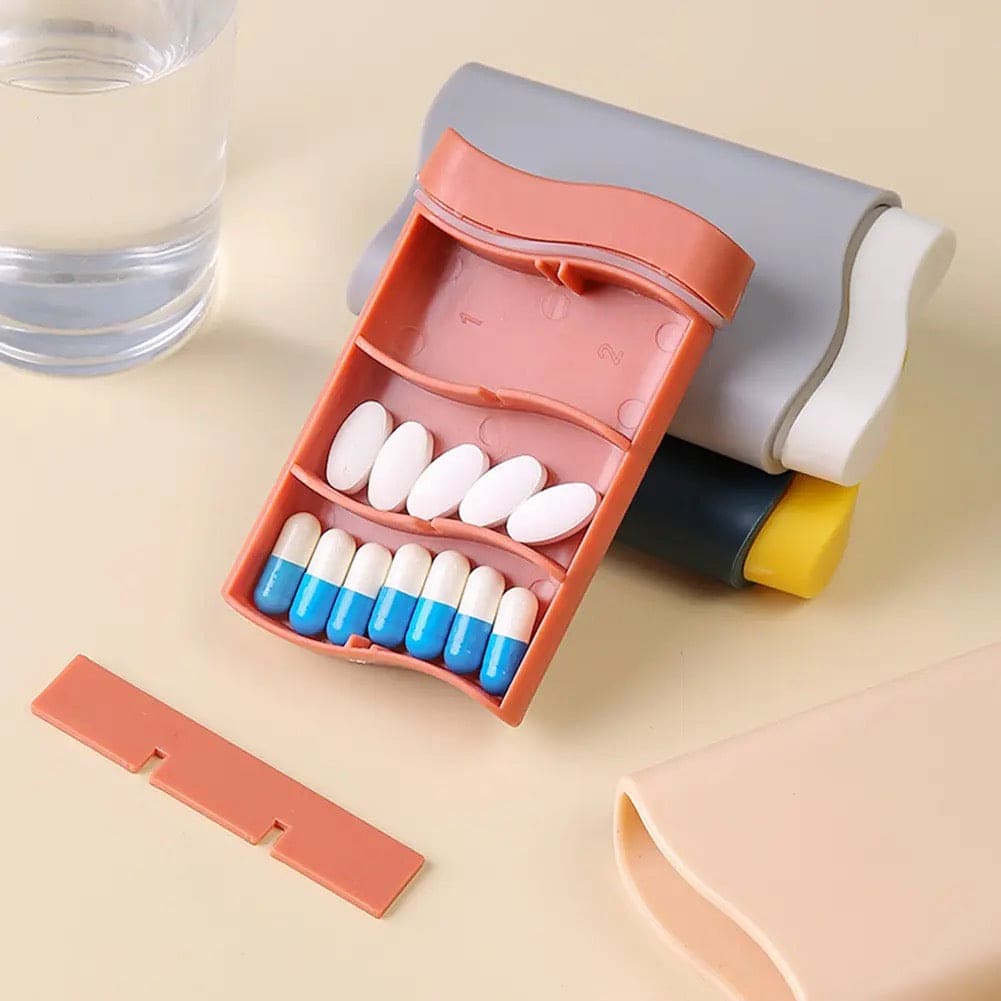 Portable 6 Grid Pill Box, Tablet Pill Box Dispenser, Medical Kit Organizer, Small Mini Pill Box, Seal Pill Storage Organizer, Outdoor Travel Pill Dust-proof Protect Container Portable 6 Grid Pill Box, Tablet Pill Box Dispenser, Medical Kit Organizer, Small Mini Pill Box, Seal Pill Storage Organizer, Outdoor Travel Pill Dust-proof Protect Container